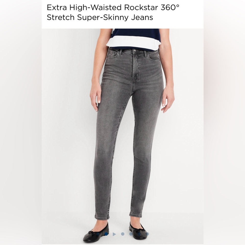 Extra High-Waisted Rockstar 360° Stretch Super-Skinny Jeans